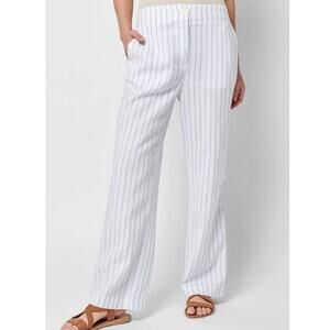 Faherty Malibu Linen Pull On Pant Size Small